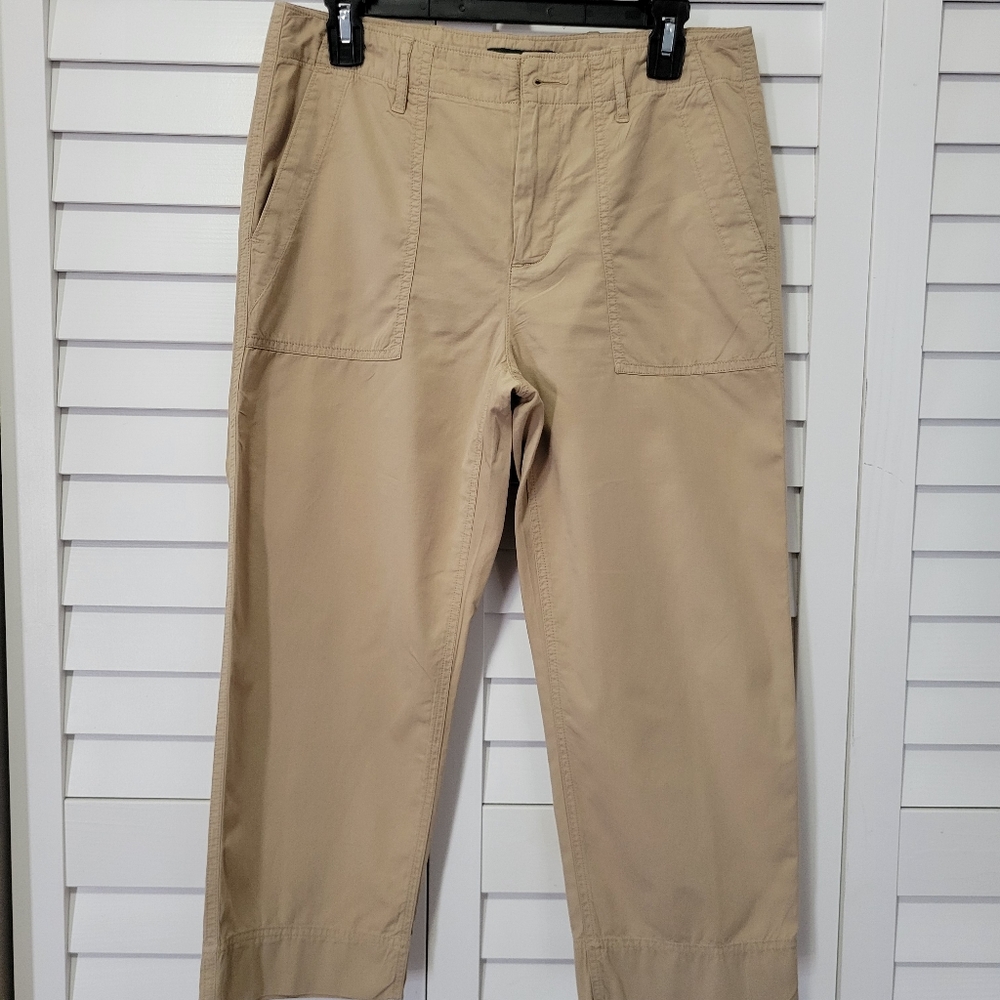Ralph Lauren Women High Rise Straight Legs Capri